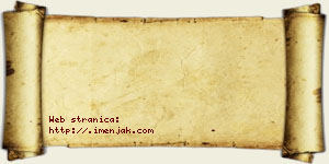 Jasmina Miljojčić vizit kartica